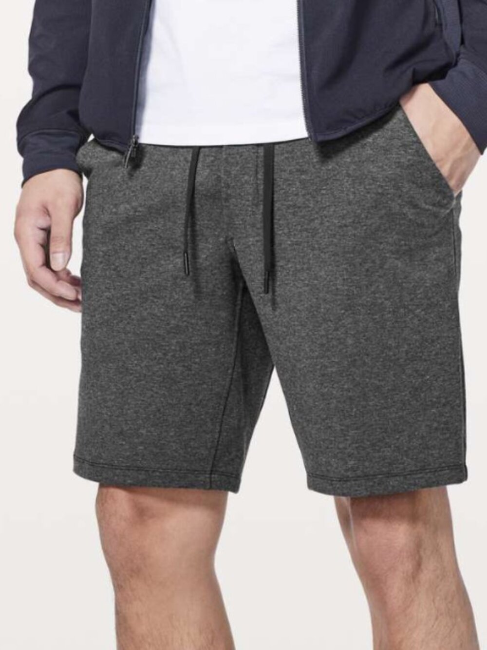 Lululemon City Sweat Short 9.5" Heathered Black  Size S